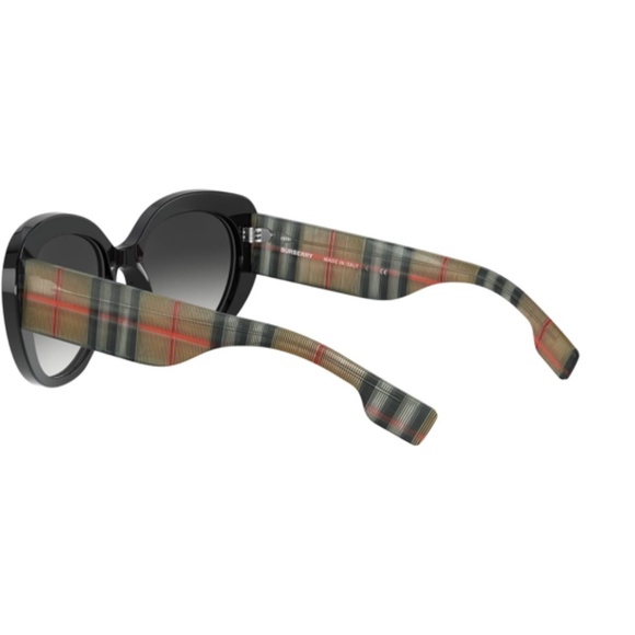 Burberry Black/Multe New Black/Multe 54mm Cat Eye Sunglasses main image 5